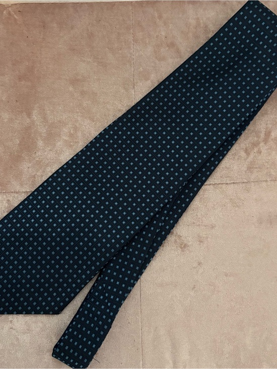 Woodward Other - Men's Navy & Blue Geometric Woodward 100% Silk Tie